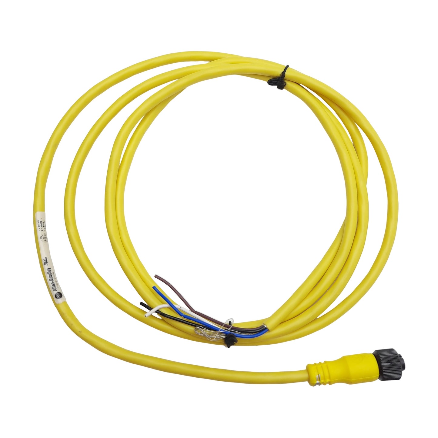 New Allen Bradley 889D-F5FC-J2 Cordset 5-Pin M12 DC Micro Female to Flying Leads, 2m