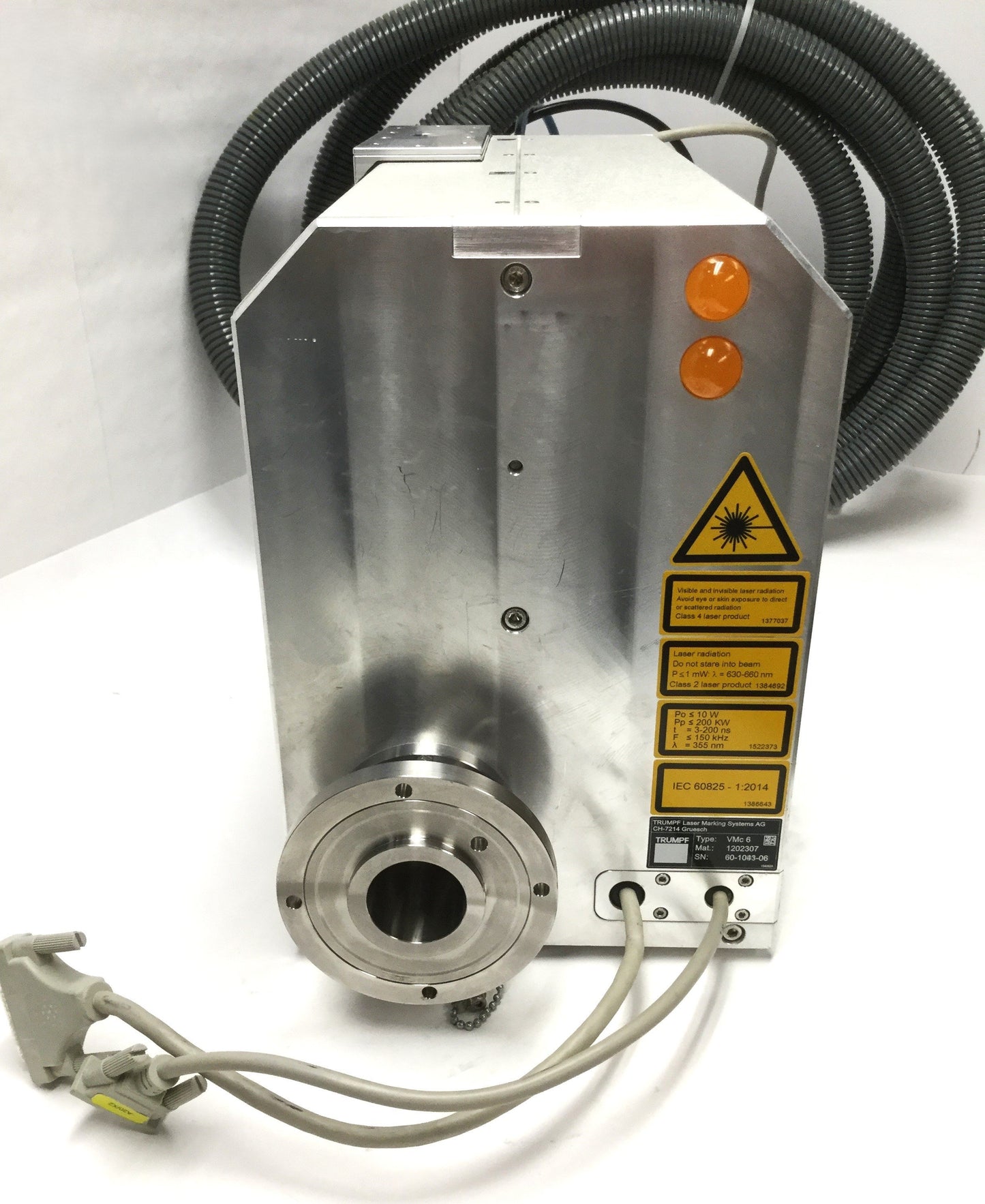 Used Trumpf VMc6 VectorMark Compact UV Laser Marker Nd:YV04 355nm, 80x80mm