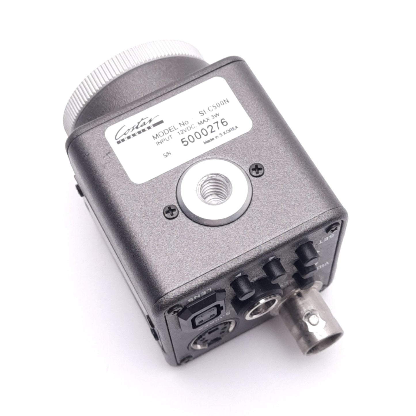 Used Costar SI-C500N Machine Vision Camera, 1/3" Color CCD, 768x494, 470TVL, 12VDC