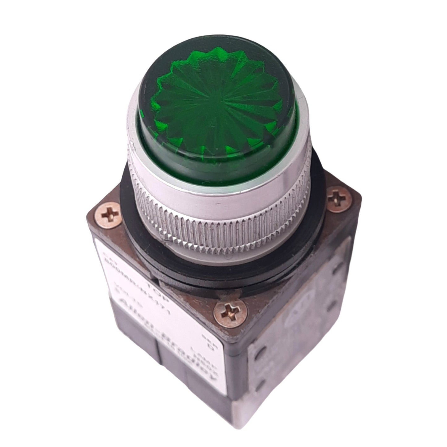 Used Allen Bradley 800MR-NX171 Green Illuminated Pushbutton, ø22mm, 2NO, 300VAC Max