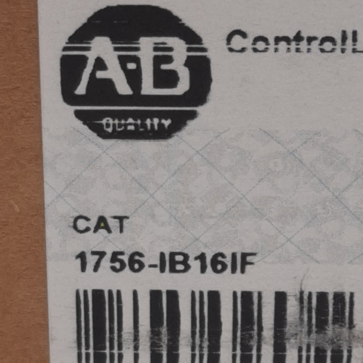 New Allen Bradley 1756-IB16IF ControlLogix Fast Input Module, 16-Point, 10-30VDC In