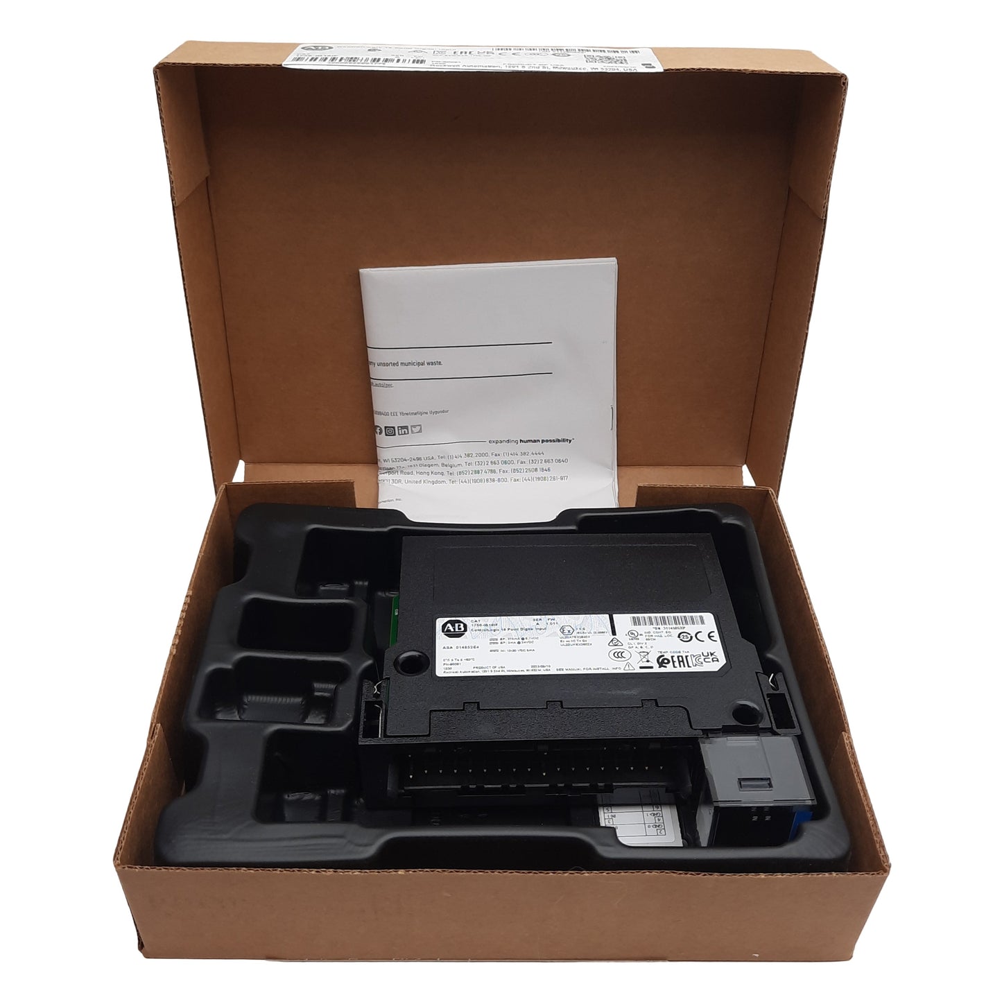 New Allen Bradley 1756-IB16IF ControlLogix Fast Input Module, 16-Point, 10-30VDC In