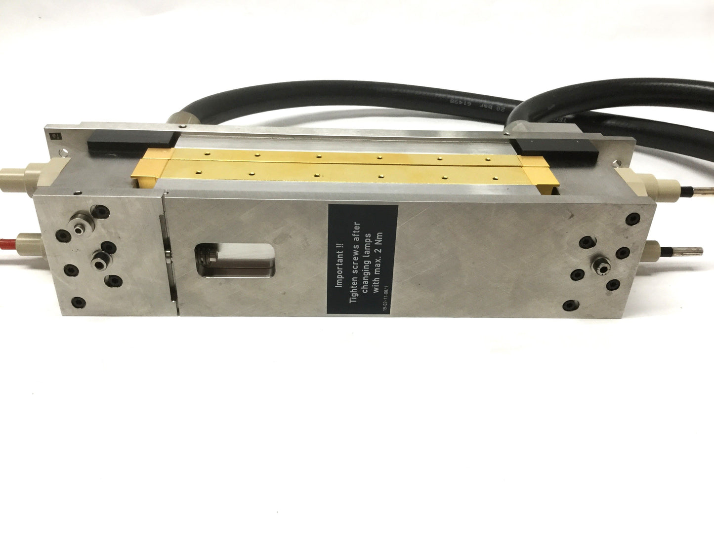 Used Trumpf Haas 11-01-57-00/00 Nd:YAG Laser Pumping Chamber from HL 506 P, 600W