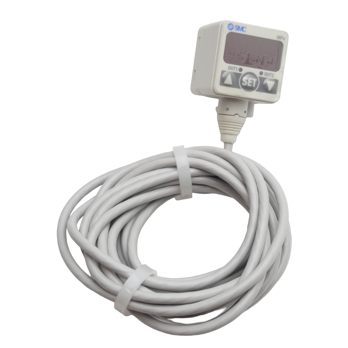 New SMC ISE40-T1-22L Digital Pressure Switch, -0.1~1MPa, 1/8" NPT, NPN 80mA 12-24VDC