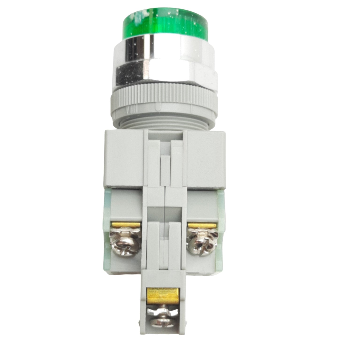 Used IDEC HW1L-M2F20QD-G-24V Green Illuminated Push Button ø22mm, 2NO, 600VAC 10A