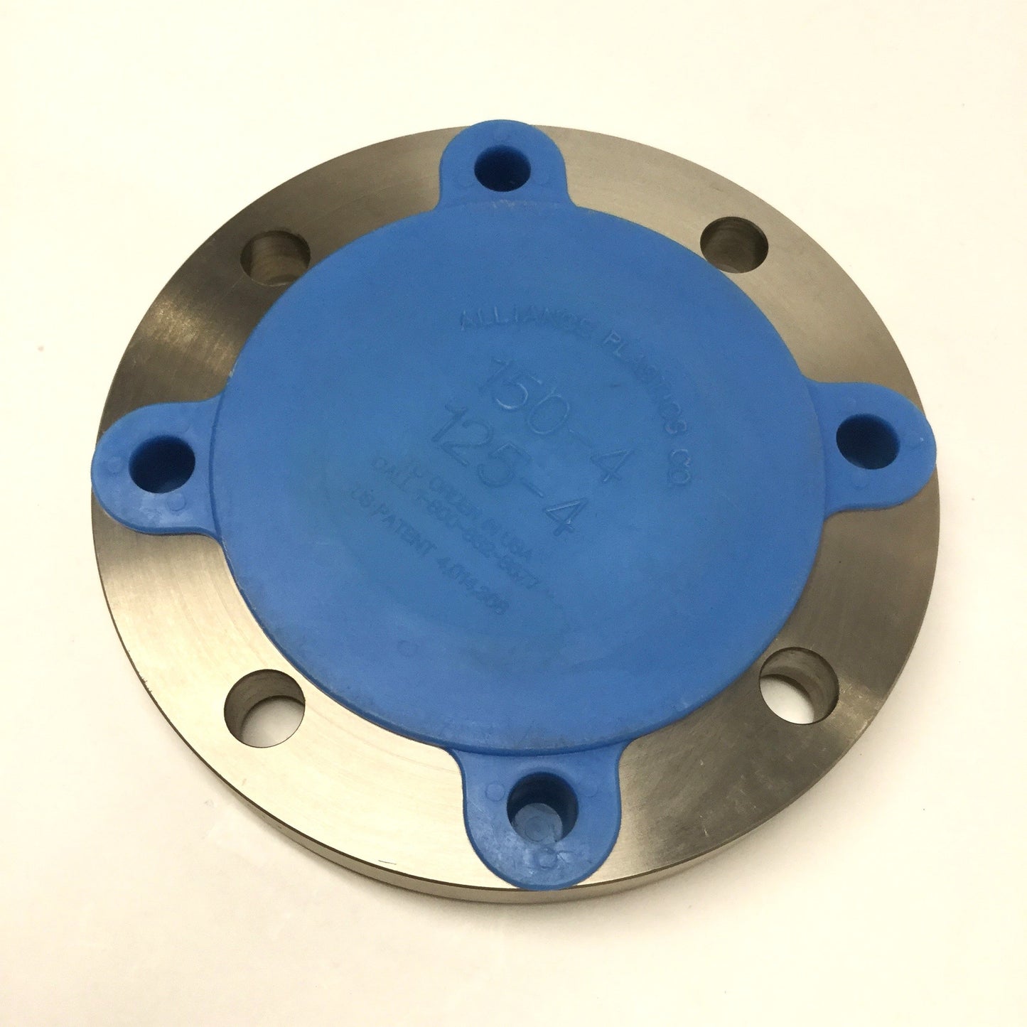 New – Open box TICO B381 Grade 2 Titanium 4" Slip-On Pipe Flange, Class 150, Ø9" OD, 8-Bolt