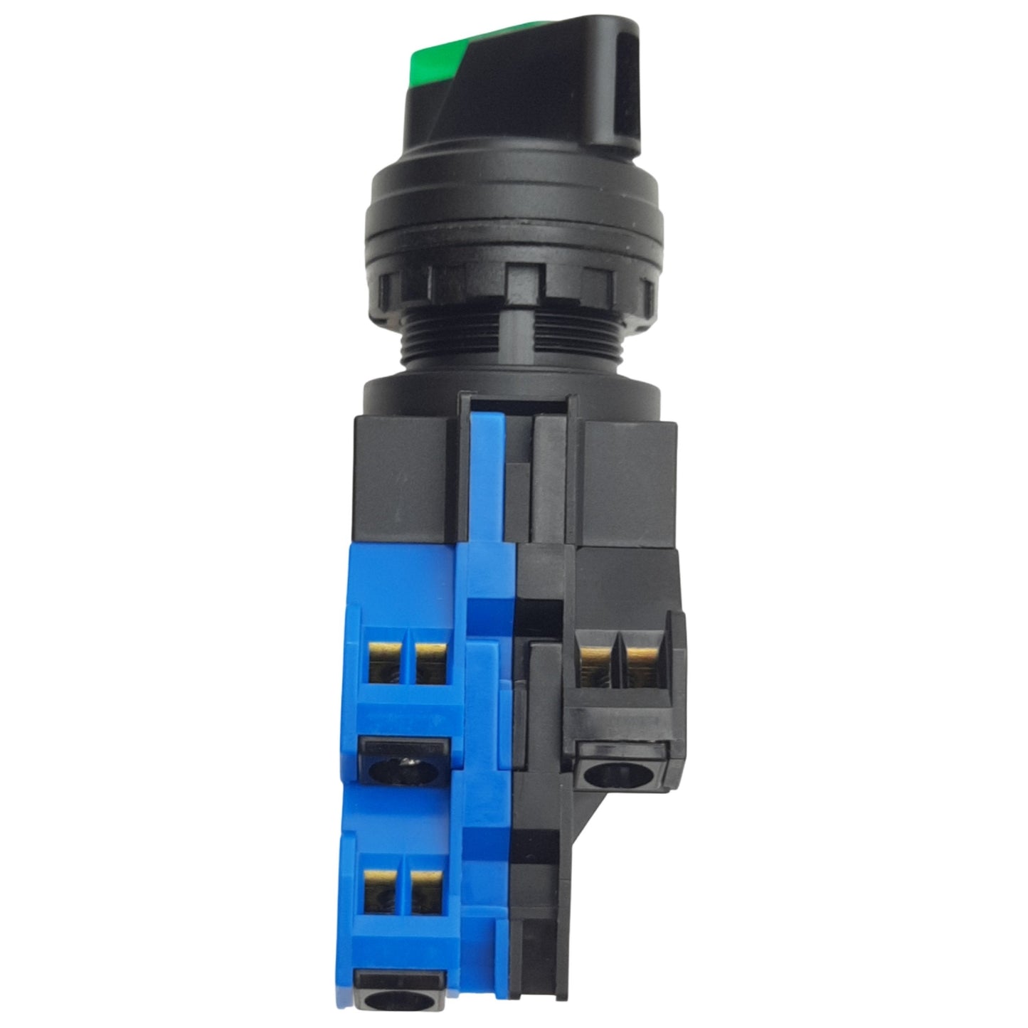 Used IDEC HW1F-2F20QD-G-120V Green Illuminated 2-Position Selector Switch ø22mm, 2NO
