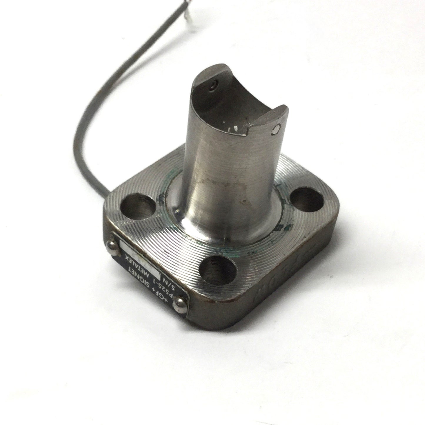 Used GF Signet P525-1 Metalex Flow Sensor, 1.6-20ft/s, 0.5-1" Pipe *No Rotor*
