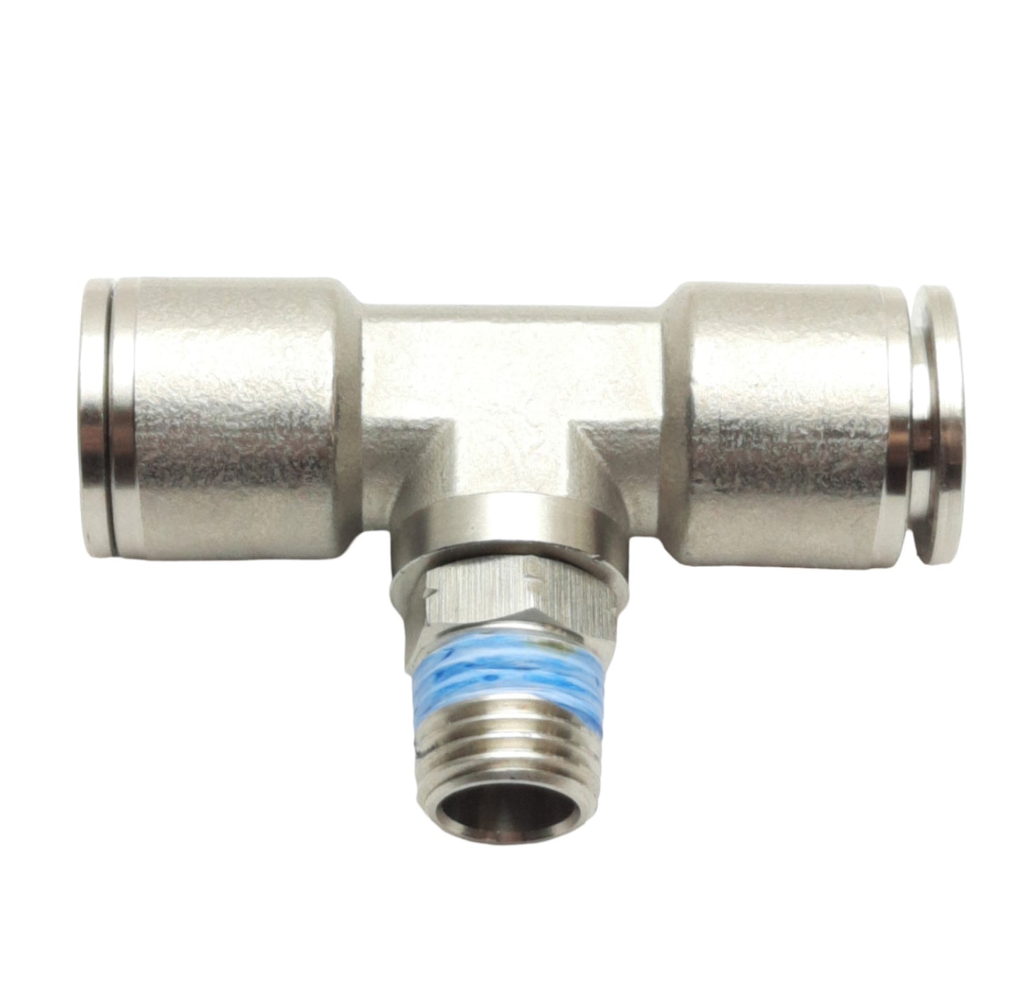 Used STC BTS1/2N1/4W Pneumatic Branch Tee Fitting, 1/4in NPT to 1/2in OD Tube