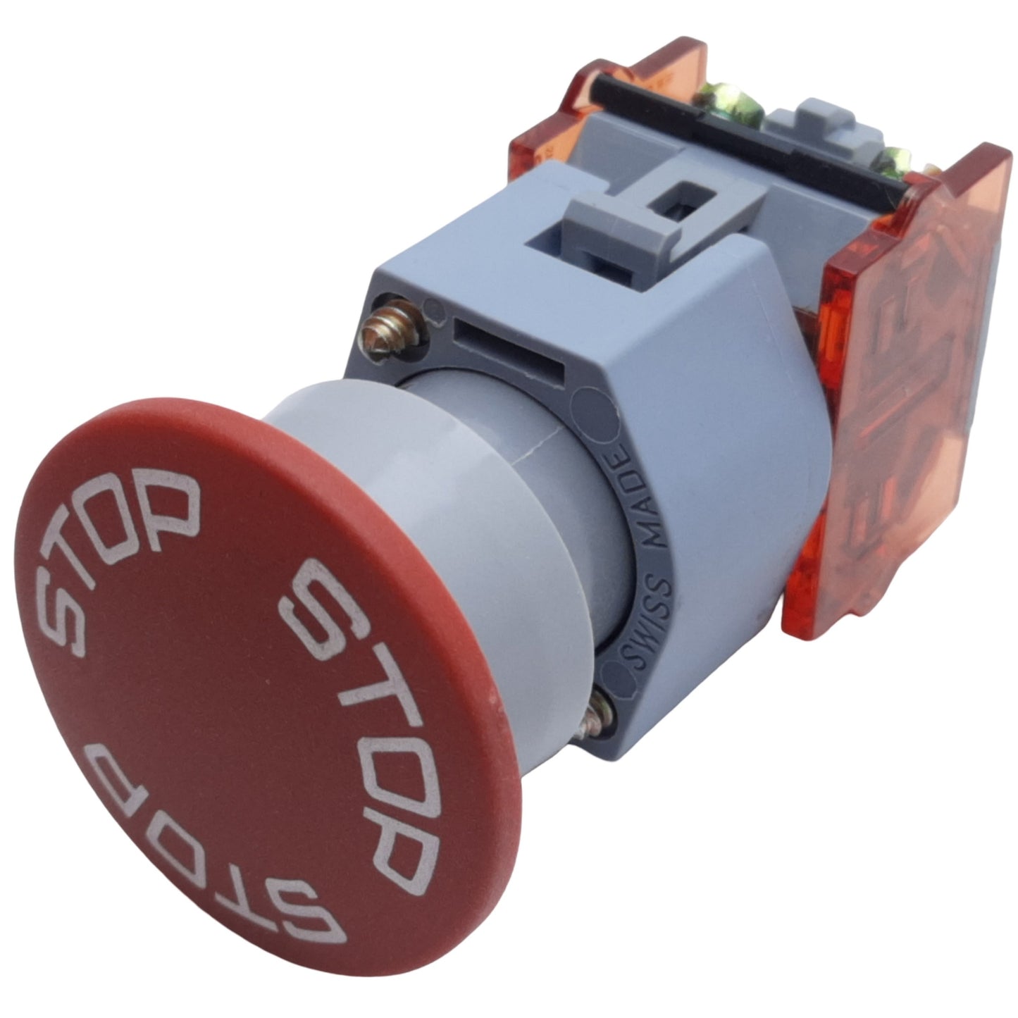 Used EAO 704.910.4 Emergency Stop Push-Twist to Release Button 2NC, ø40mm, 10A 500VAC