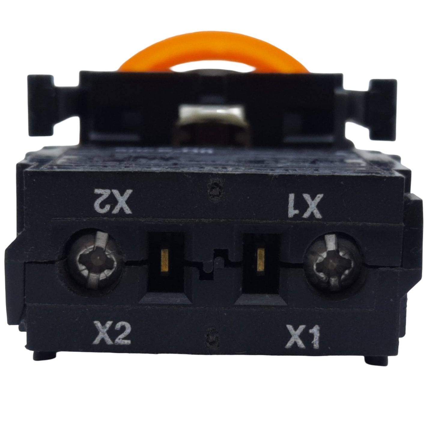 Used Allen Bradley 800ES-LMP25 Push-Pull Button, Amber, ø22.5mm, 3W 120V AC *No Bulb*