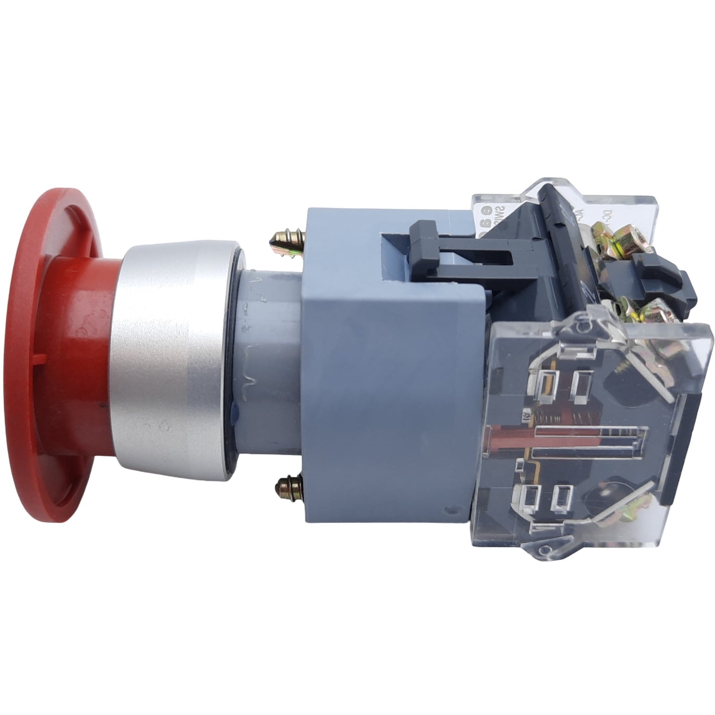 Used EAO 704.910.4 Emergency Stop Push-Twist Button Maintained 2NC ø22mm, 10A 600V AC