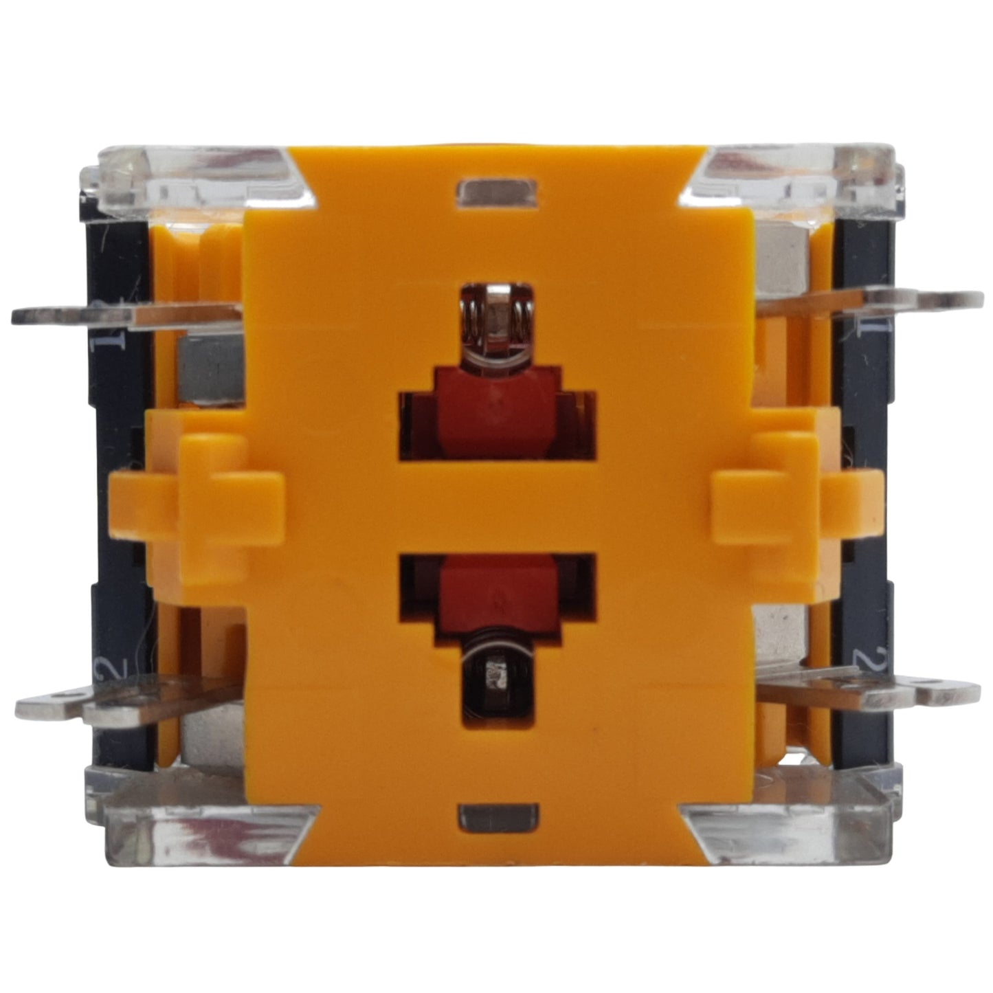 Used EAO 704.905.4 Emergency Stop Push-Twist Button Maintained 2NC ø22mm, 10A 600V AC