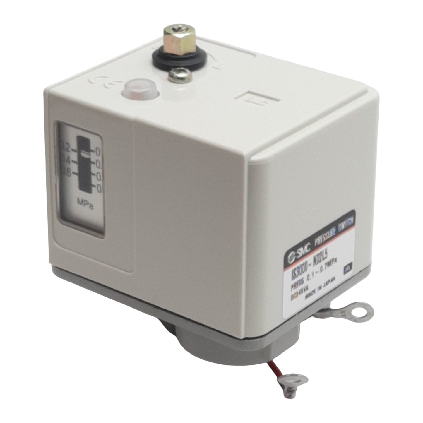 New SMC IS3000-N02L5 Pneumatic Pressure Switch 0.1-0.7MPa, 1/4in NPT, 160mA 5VDC