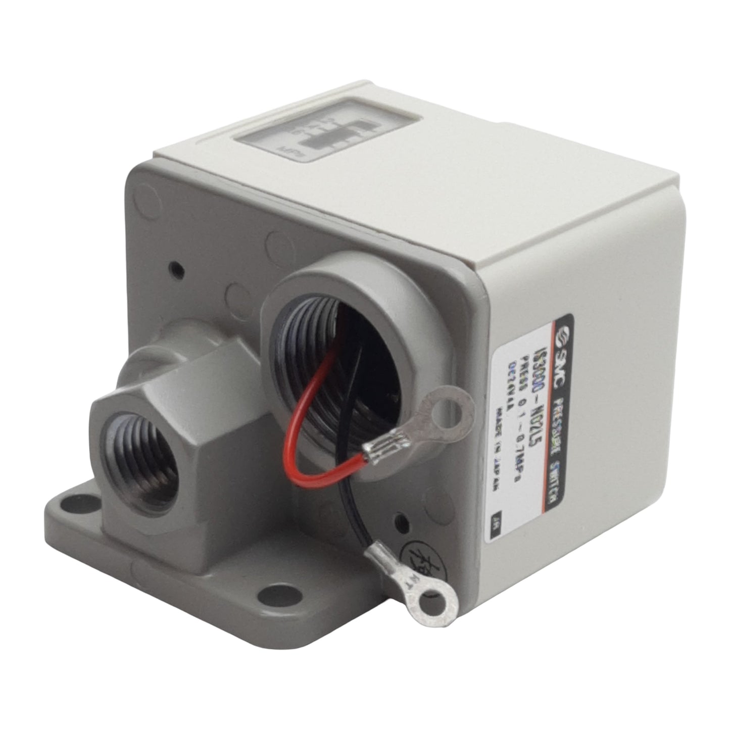 New SMC IS3000-N02L5 Pneumatic Pressure Switch 0.1-0.7MPa, 1/4in NPT, 160mA 5VDC