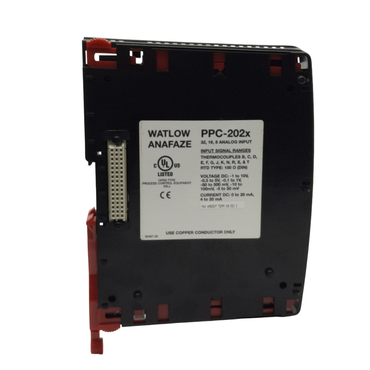Used Watlow PPC-2021 Anafaze Input Module, 16-Channel, DIN Rail, Analog Input
