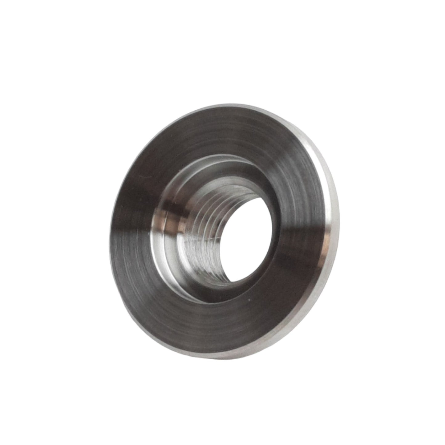 New Kurt J Lesker QF16XFNPT4 Sanitary Flange Adapter, 1/4in NPT to QF16 Flange