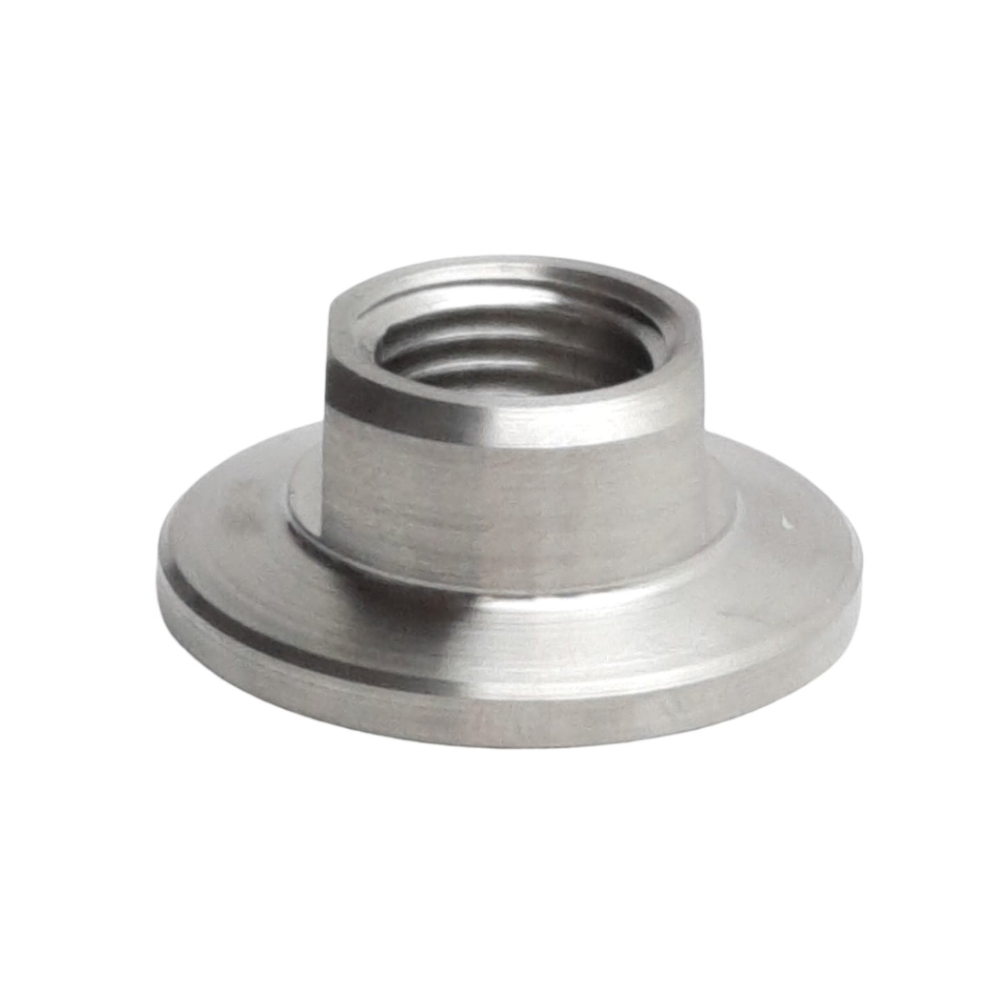 New Kurt J Lesker QF16XFNPT4 Sanitary Flange Adapter, 1/4in NPT to QF16 Flange