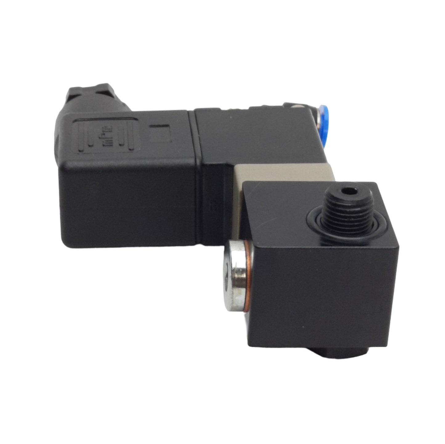 New Burkert 030101.0 Mini Solenoid Valve, 3/2 Way, G1/8 Male, 24VDC Coil