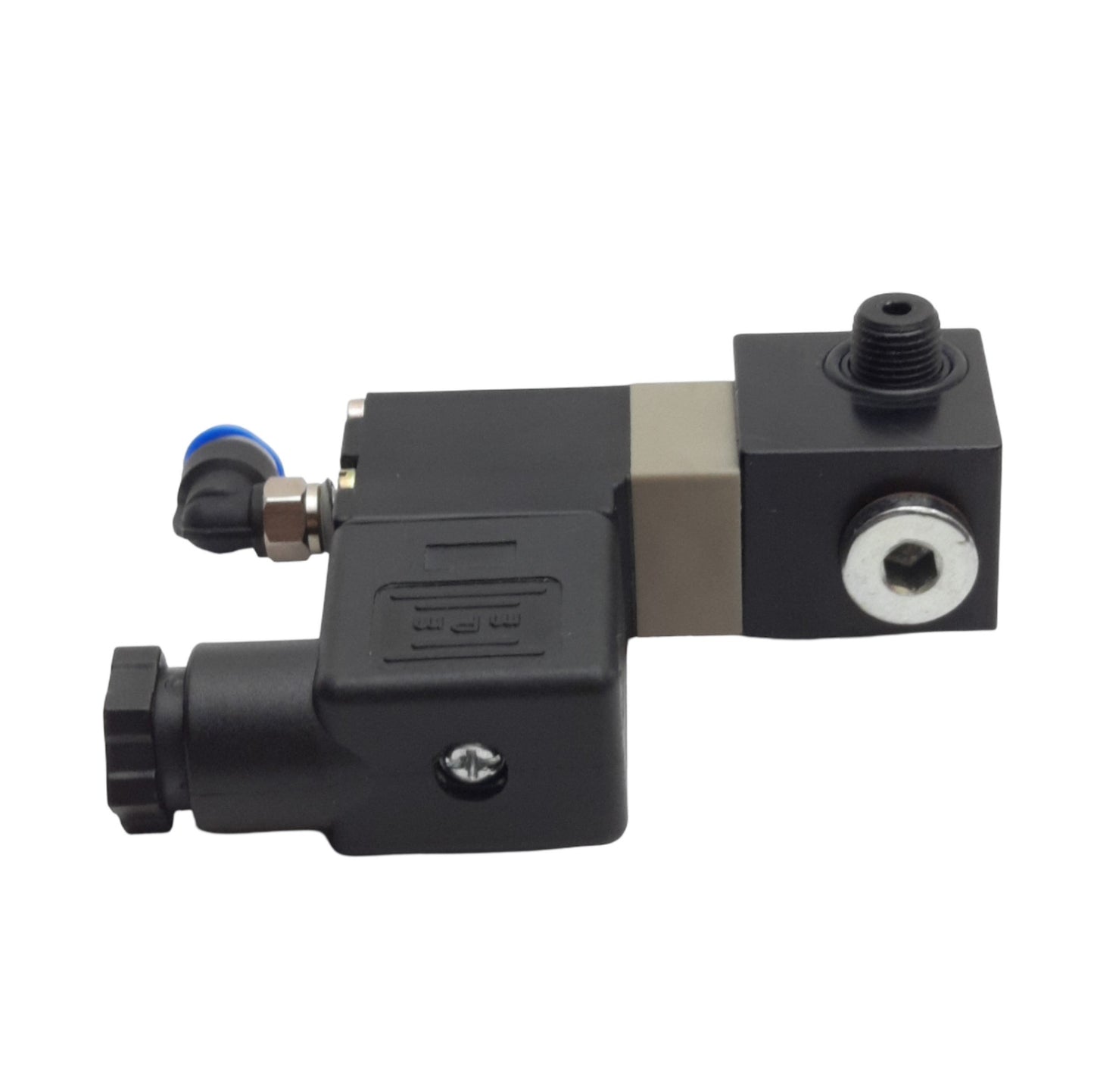 New Burkert 030101.0 Mini Solenoid Valve, 3/2 Way, G1/8 Male, 24VDC Coil