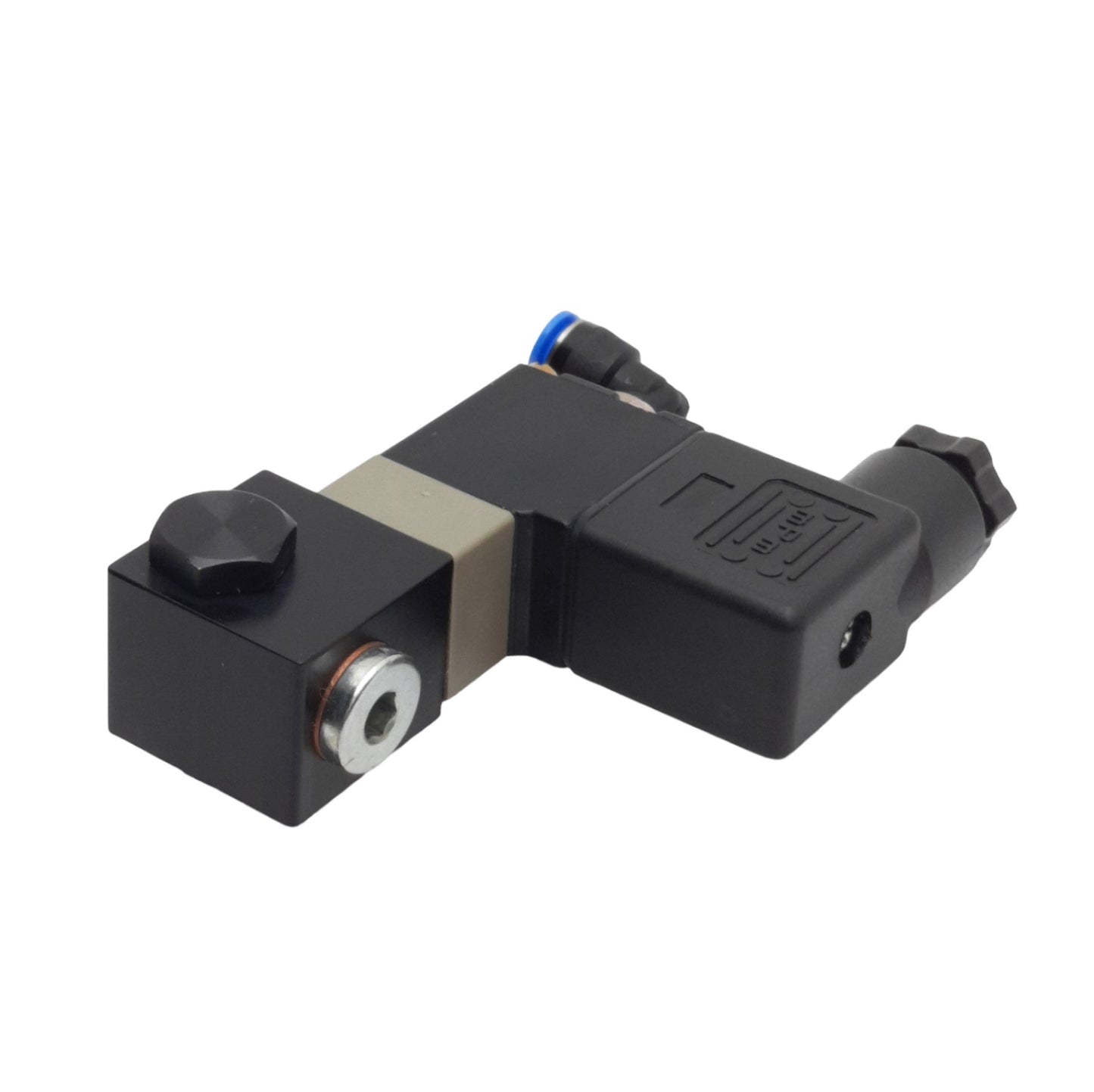 New Burkert 030101.0 Mini Solenoid Valve, 3/2 Way, G1/8 Male, 24VDC Coil
