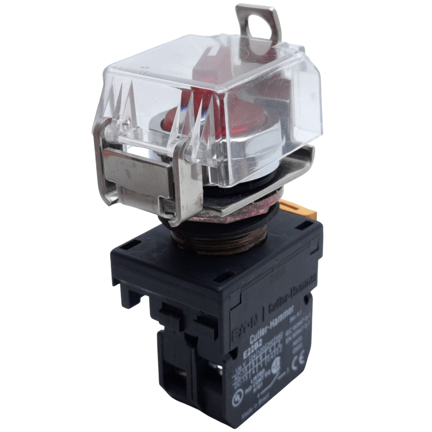 Used Cutler-Hammer E22S62 Illuminated Selector Switch 2-Position 1NO 600VAC *No Bulb*