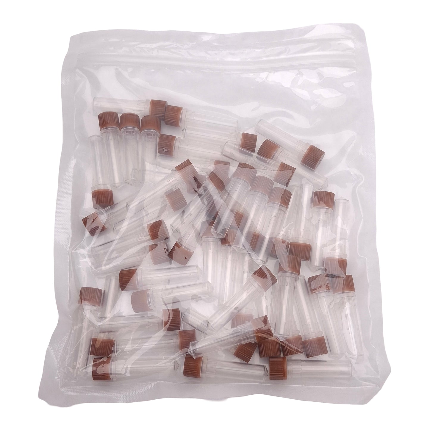 New Lot of 50 Corning Axygen SCT-200-A-S Brown Screw Cap Microcentrifuge Tube, 2mL