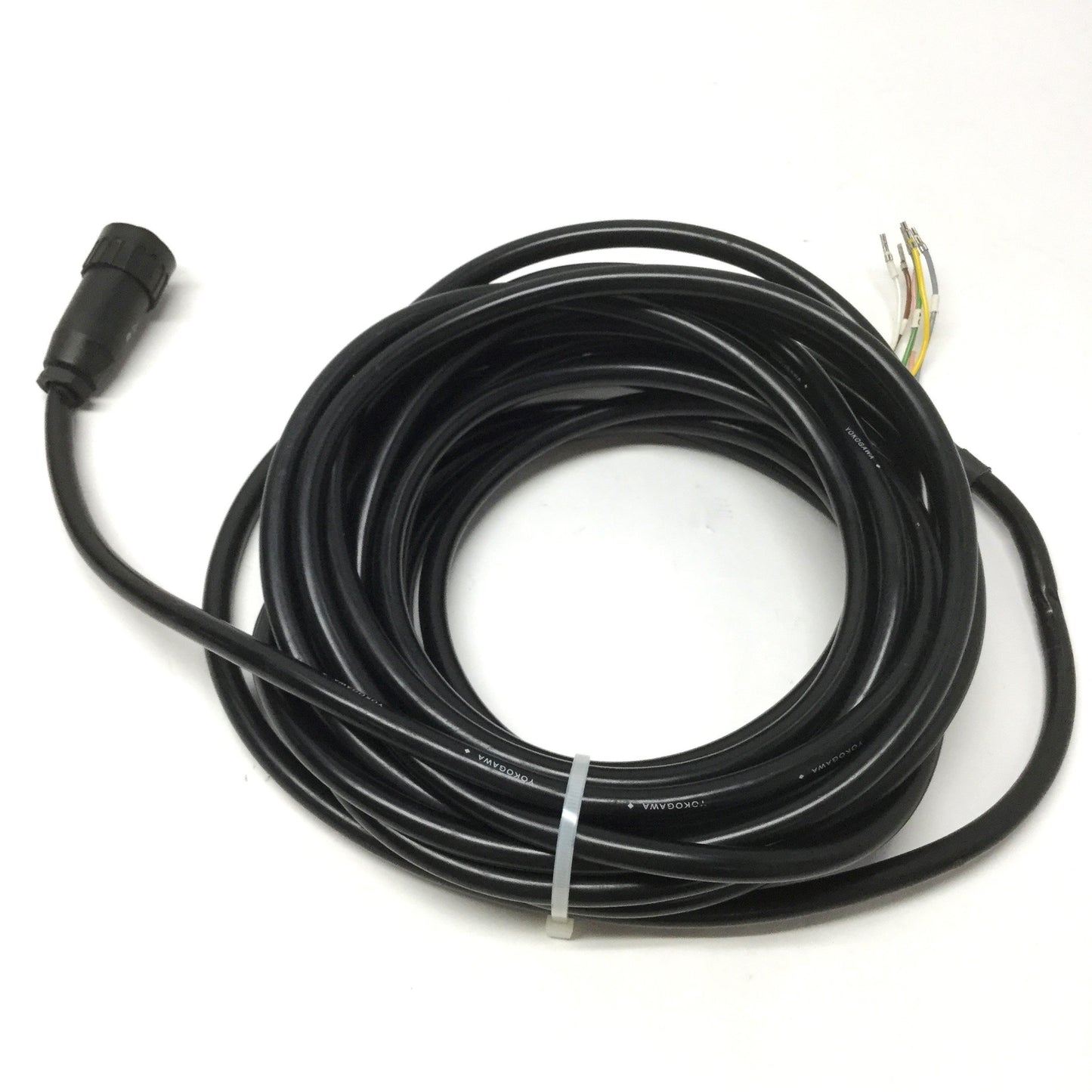 Used Yokogawa WU40-LH10 Conductivity Cell Sensor Cable 6+PE DIN to Flying Leads, 10m