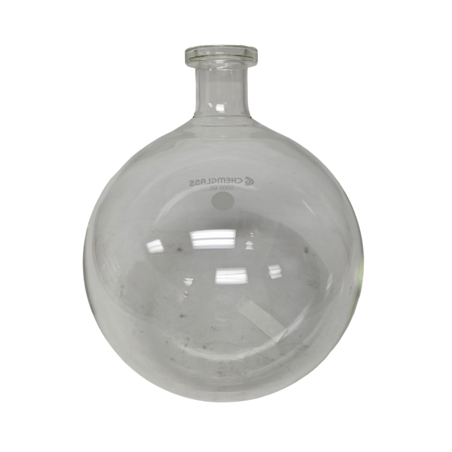 New – Open box Chemglass CG-1334-X52 5 Liter Round Bottom Flask For Rotary Evaporator