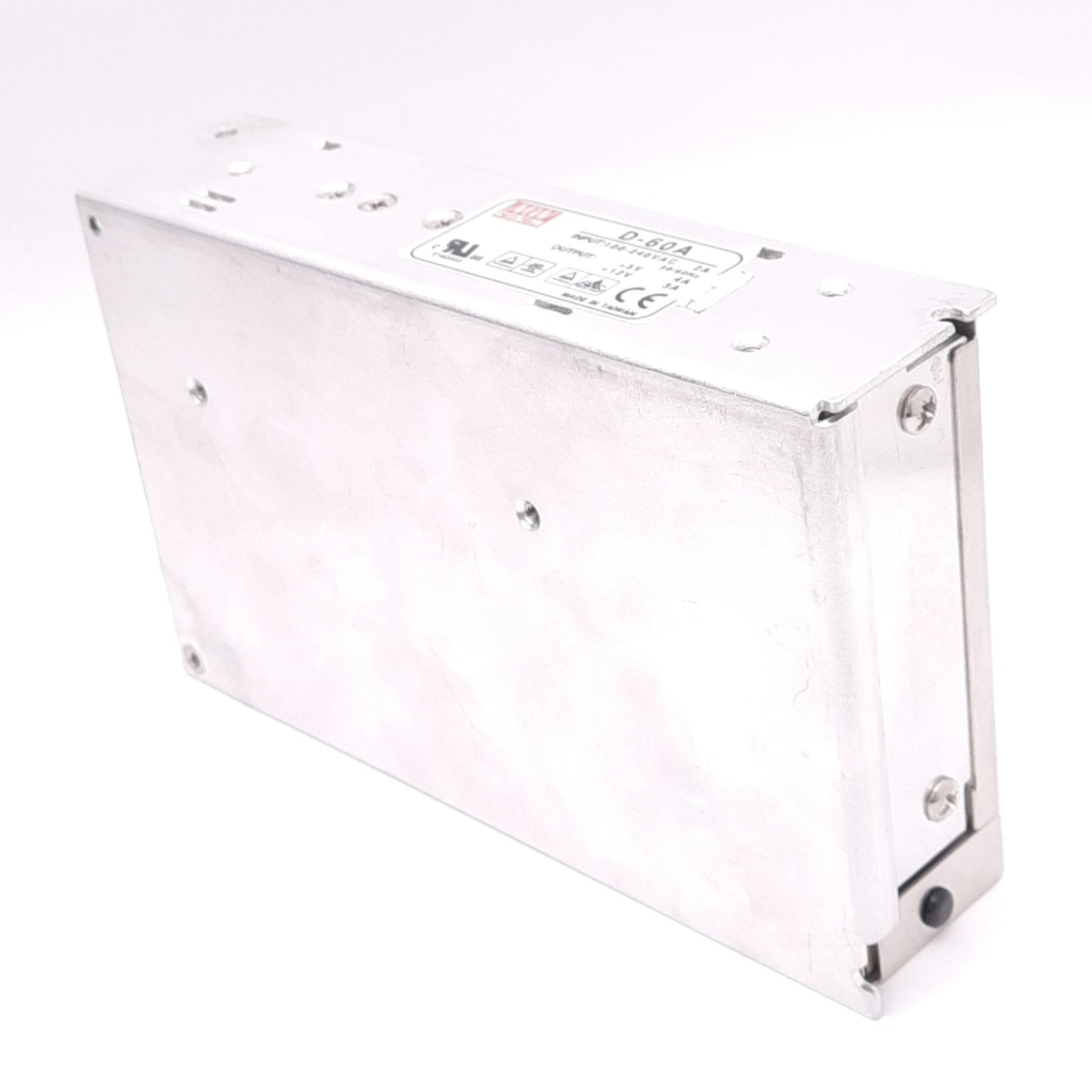 New Mean Well D-60A Power Supply, 100-240VAC 2A In, 5/12VDC 4/3A Out, 60W Max