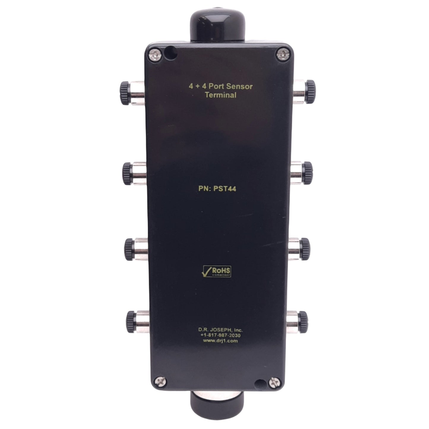 New D.R. Joseph Inc PST44 Sensor Terminal, 4+4 Ports M12 5-Pin, ø5mm Mounting