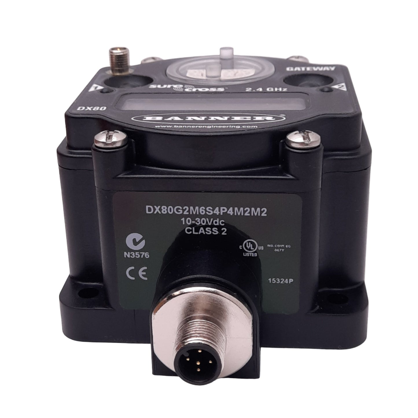 New Banner DX80G2C-12515 SureCross Wireless Gateway, 2.4GHz, 3.2km Max Range, 24VDC