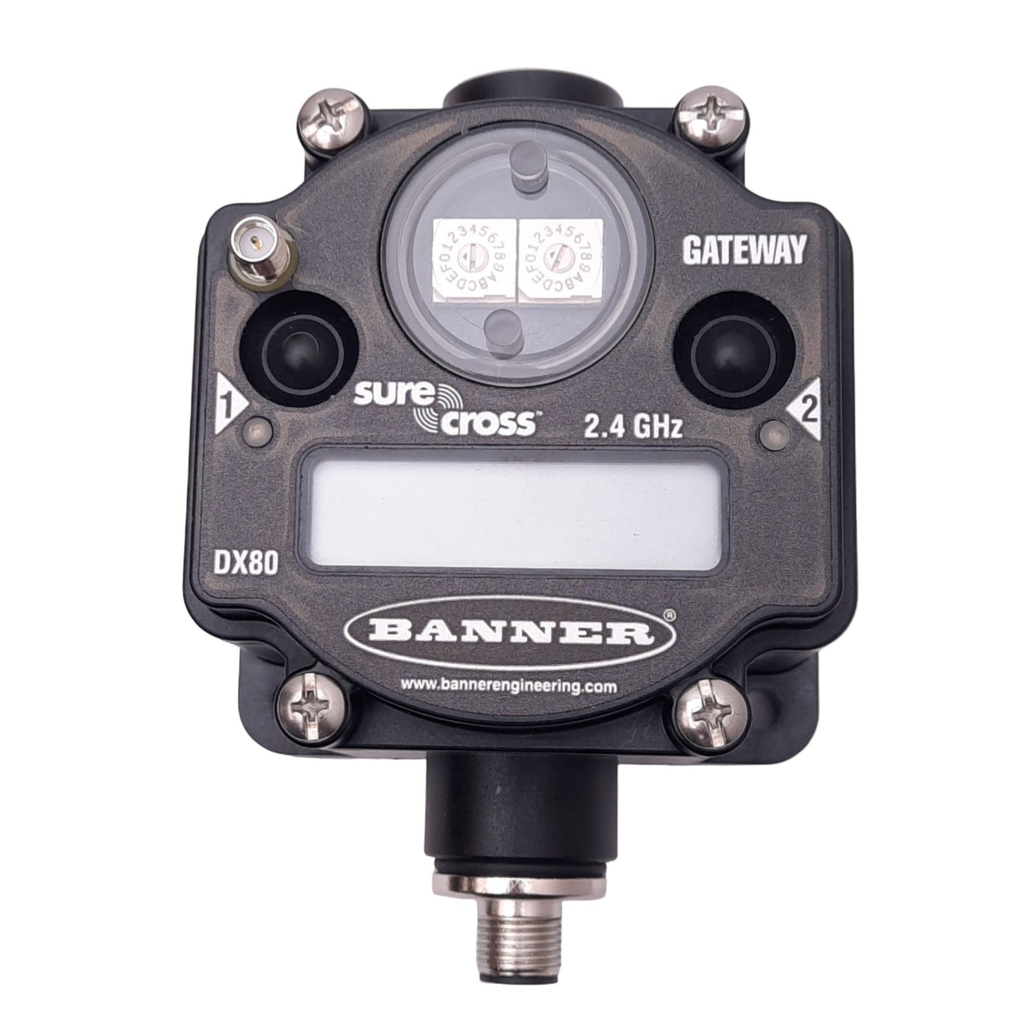 New Banner DX80G2C-12515 SureCross Wireless Gateway, 2.4GHz, 3.2km Max Range, 24VDC
