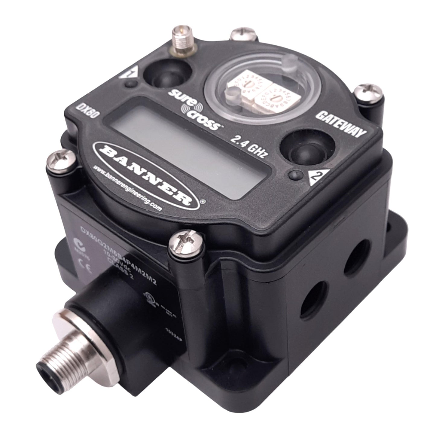 New Banner DX80G2C-12515 SureCross Wireless Gateway, 2.4GHz, 3.2km Max Range, 24VDC