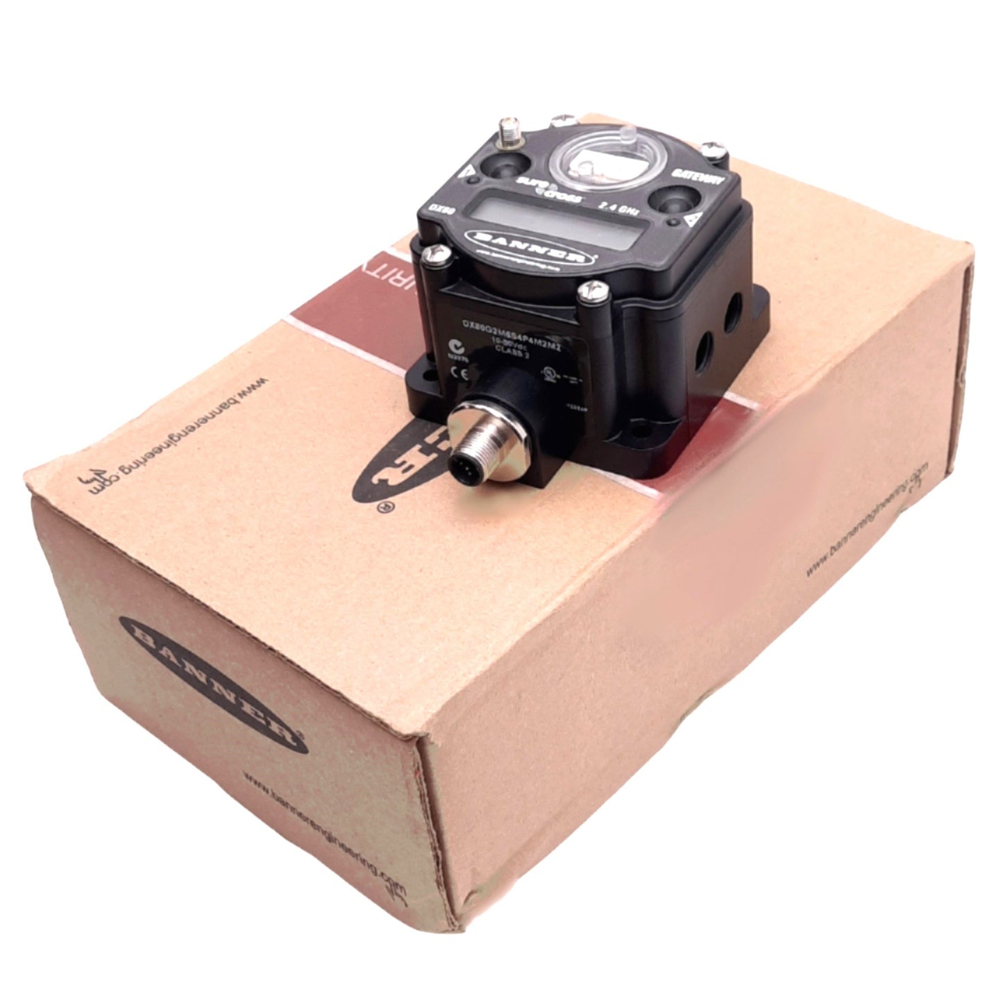 New Banner DX80G2C-12515 SureCross Wireless Gateway, 2.4GHz, 3.2km Max Range, 24VDC