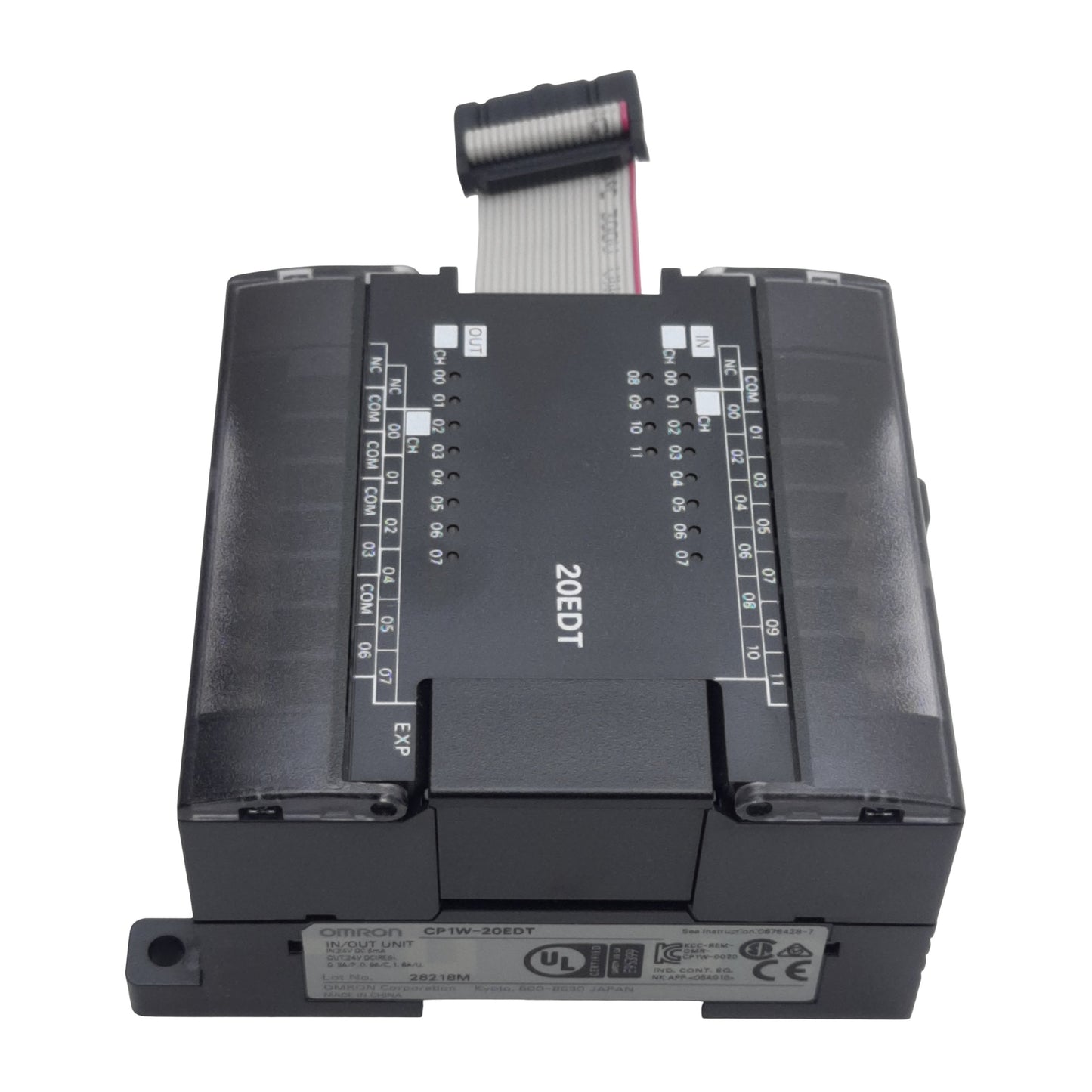 New Omron CP1W-20EDT Digital I/O Expansion Unit 12 Inputs, 8 Outputs, PNP/NPN, 24VDC