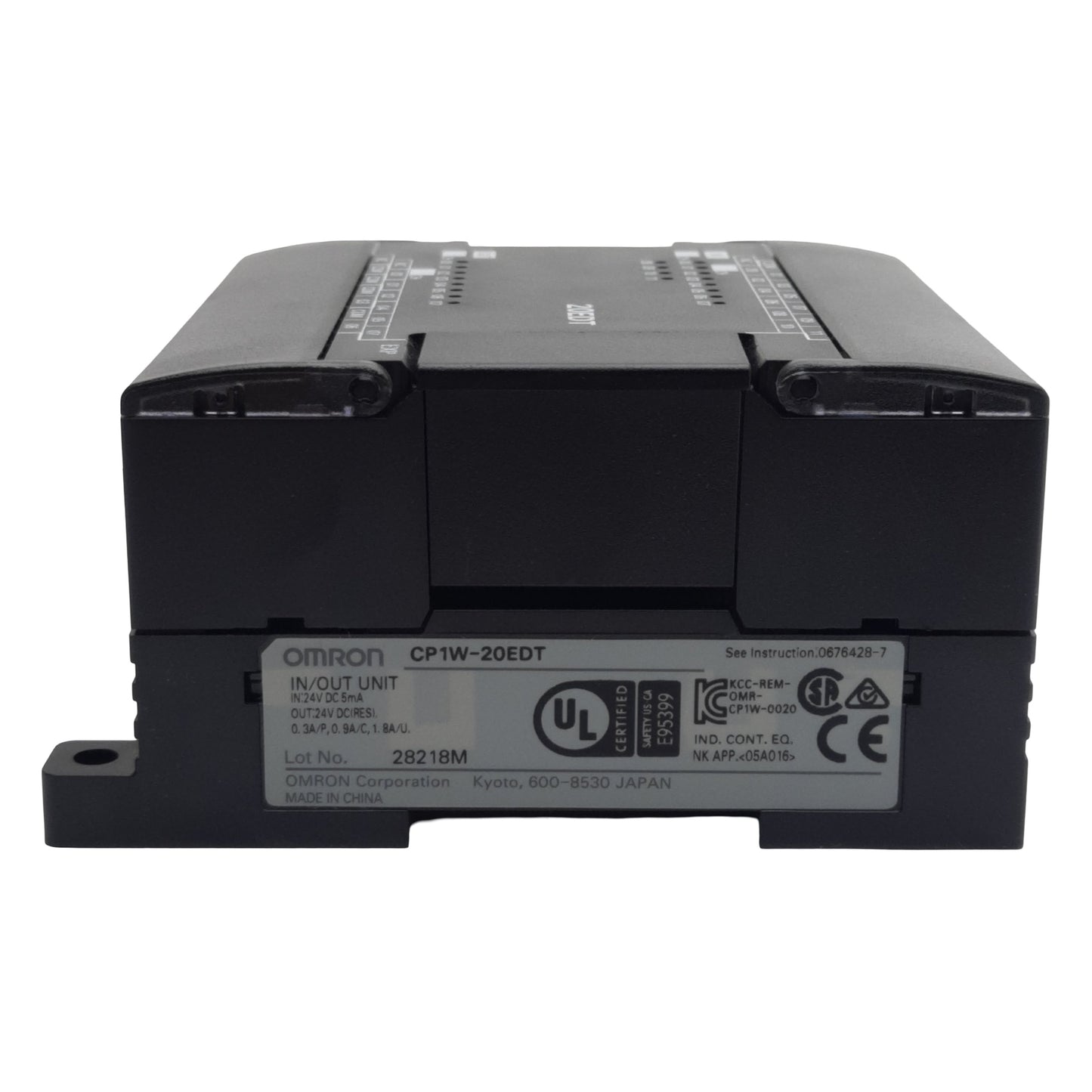New Omron CP1W-20EDT Digital I/O Expansion Unit 12 Inputs, 8 Outputs, PNP/NPN, 24VDC