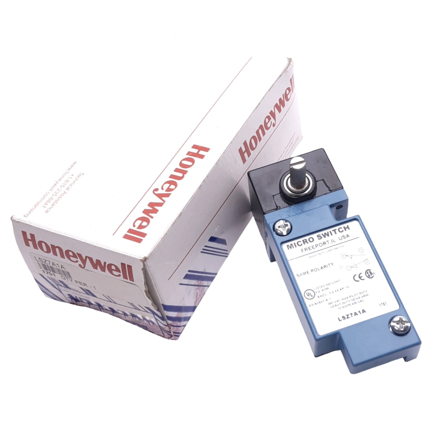 New Honeywell LSZ7A1A MICRO SWITCH Limit Switch, SPDT 1NC 1NO, 600VAC/250VDC Max