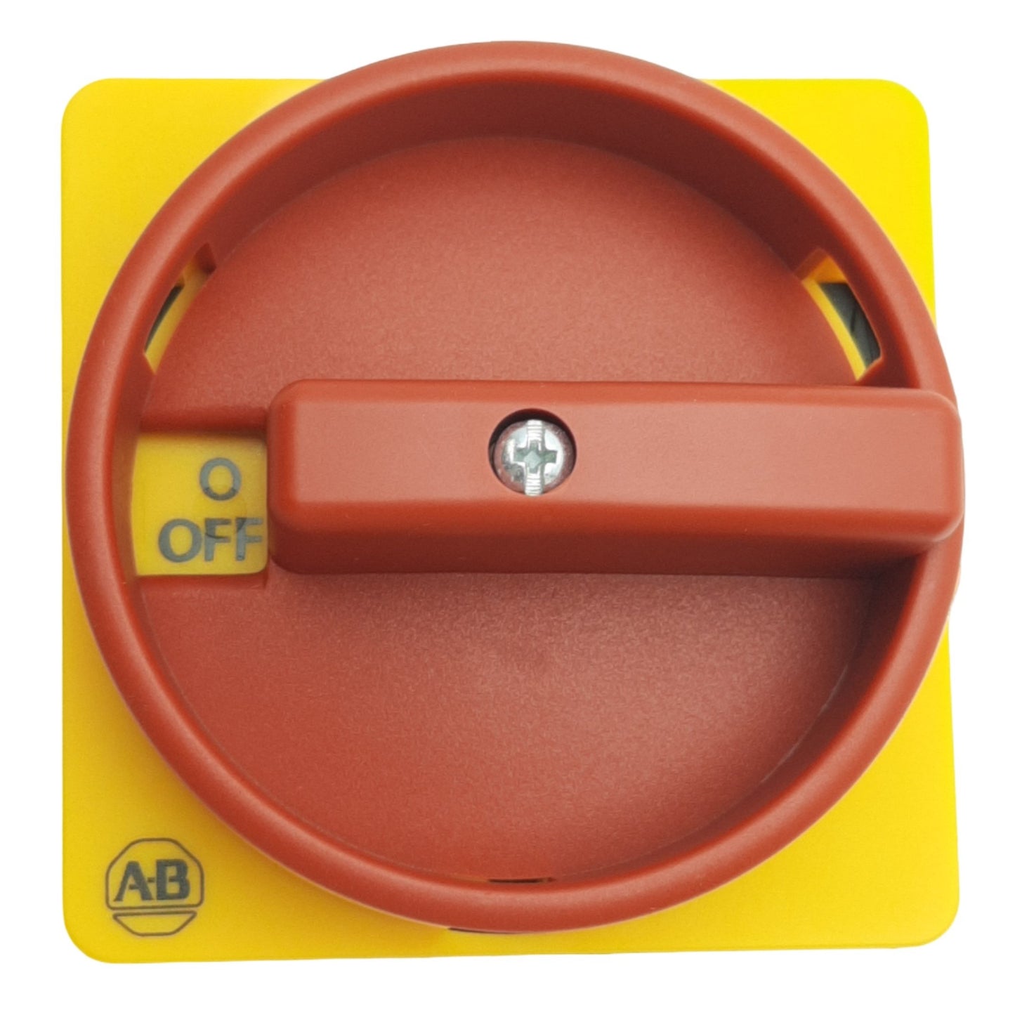 New Allen Bradley 194L-HE6N-175 Disconnect Switch Handle, Yellow/Red, 90° On/Off