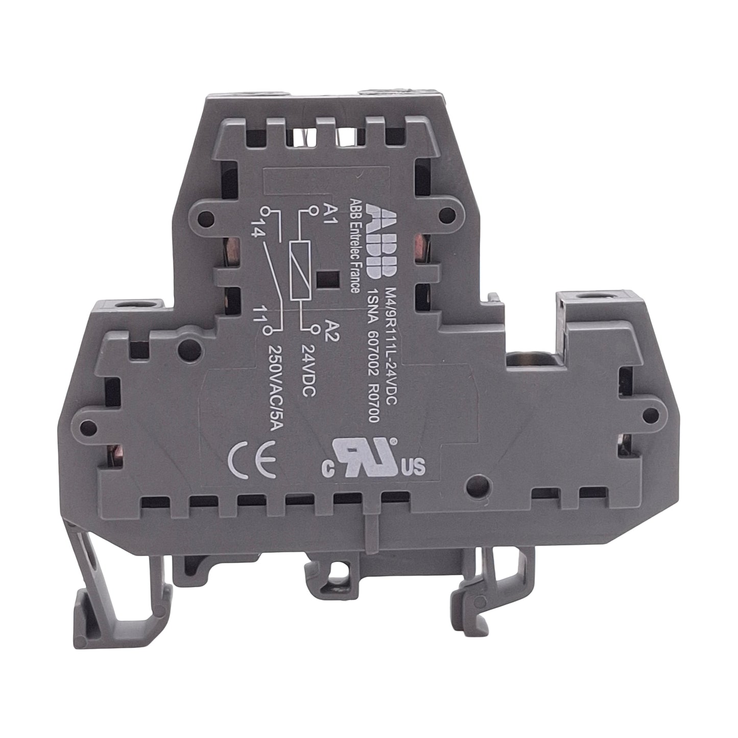 New ABB 1SNA607002R0700 Relay Terminal Block, SPST-NO, 250VAC 5A, 24VDC Coil