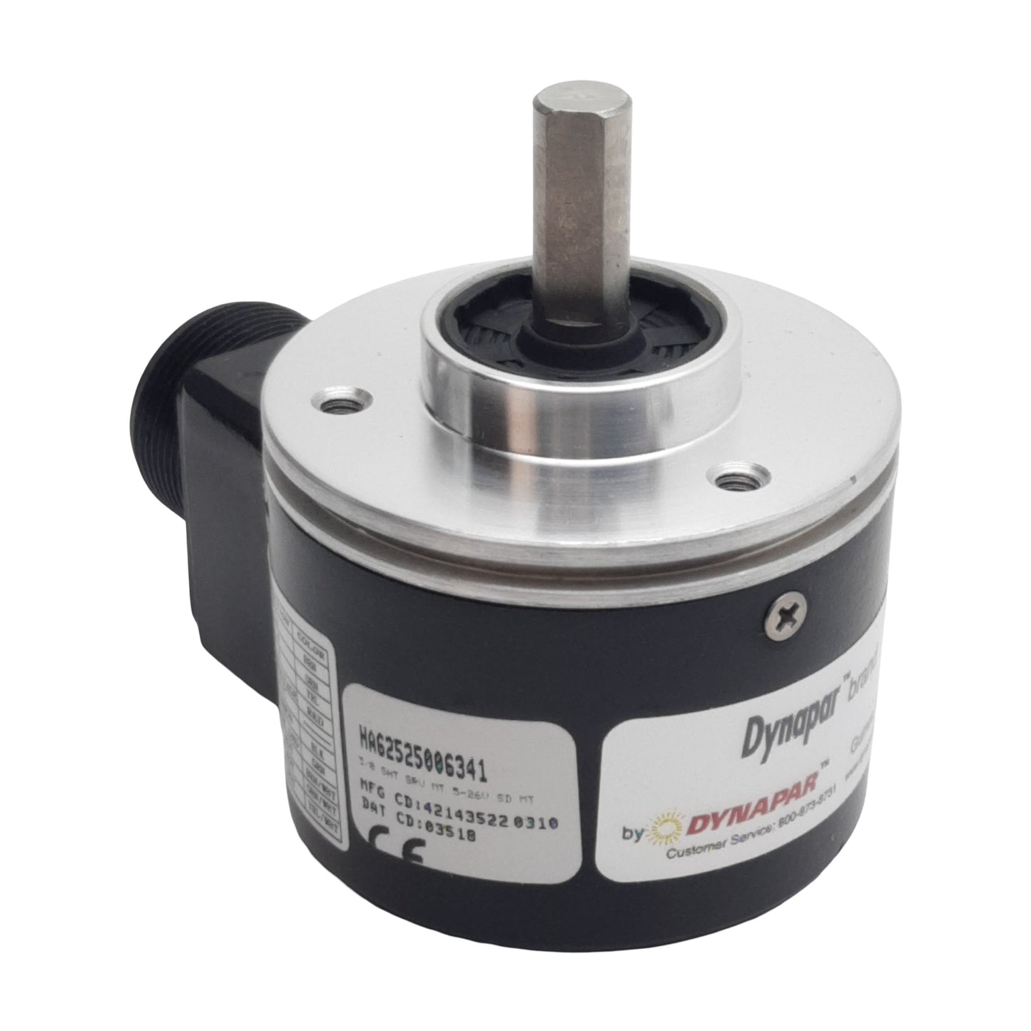 New Dynapar HA62525006341 Rotary Encoder, ø9.525mm Shaft, 6000rpm, 2500ppr, 26VDC