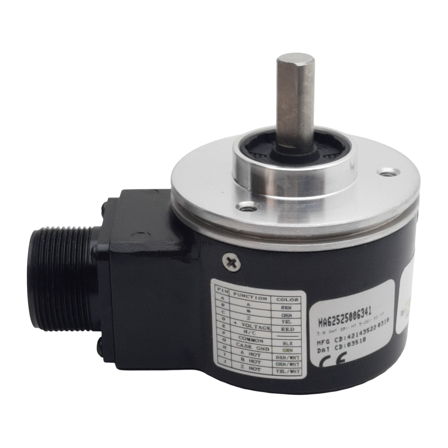 New Dynapar HA62525006341 Rotary Encoder, ø9.525mm Shaft, 6000rpm, 2500ppr, 26VDC