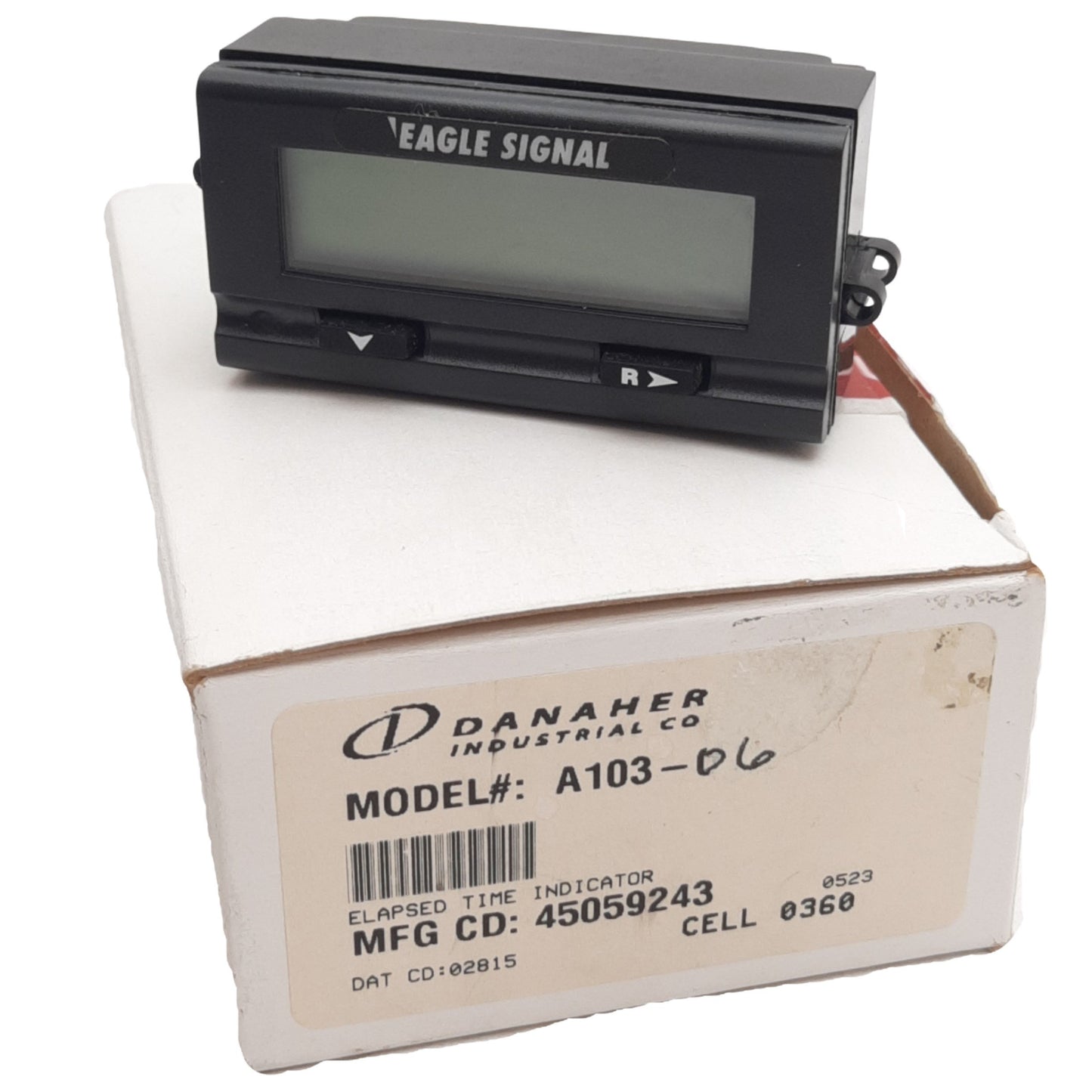 New Danaher A103-006 Electronic Counter 7-Digit, 115-230VAC, 68mm x 33mm Panel