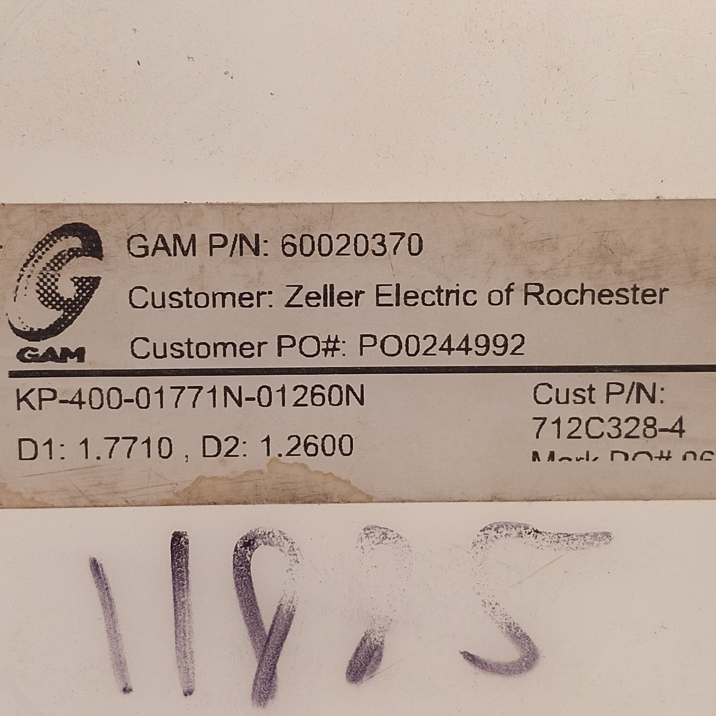 New Gam KP-400-01771N-01260N Metal Bellows Coupling, ø45mm & ø32mm Bores, 400Nm