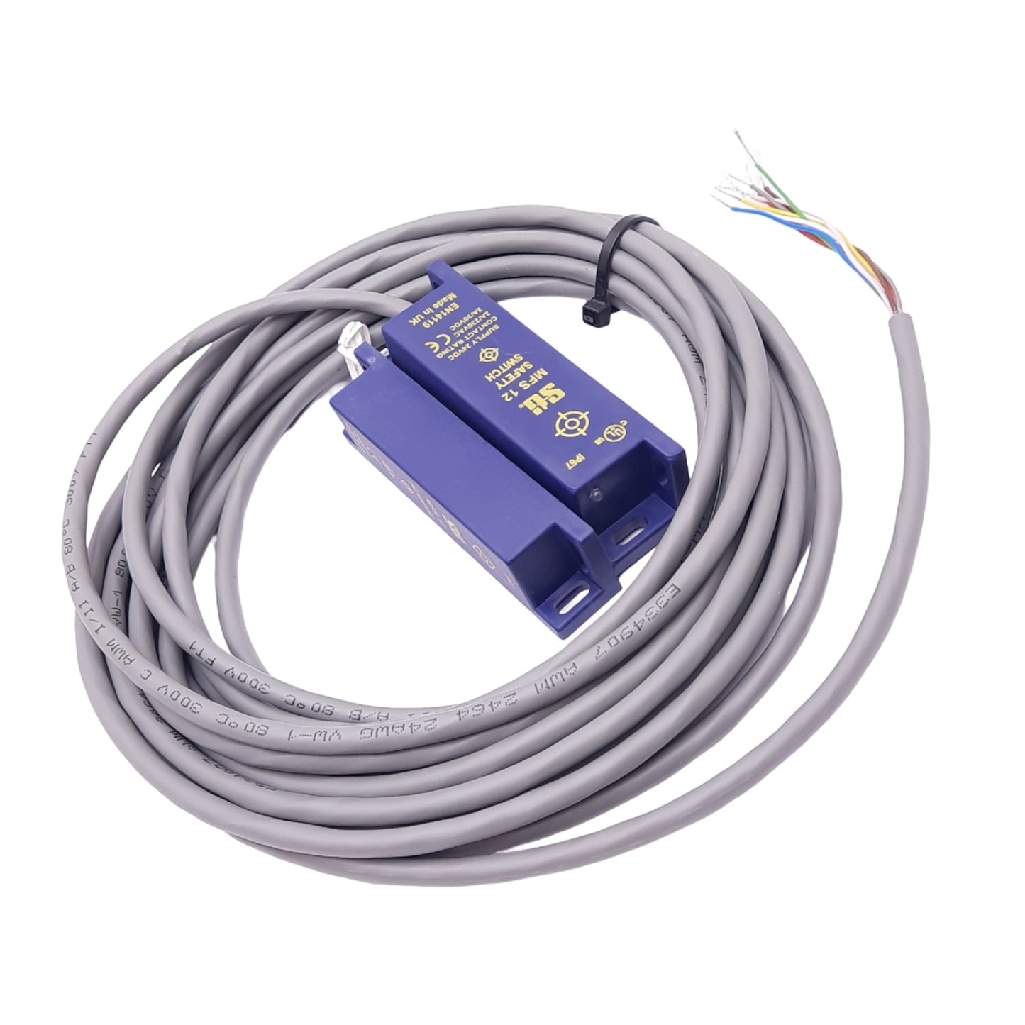 New Omron 44508-1133 Magnetic Reed Safety Switch, 3PST 2NC 1NO, 230VAC, 6m Cable