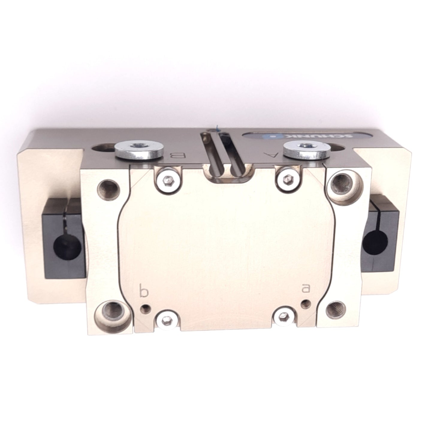 New – Open box Schunk JGP-P 100-1 Pneumatic Gripper, 10mm Stroke, 1180N, G1/8", M3, 6.5bar Max