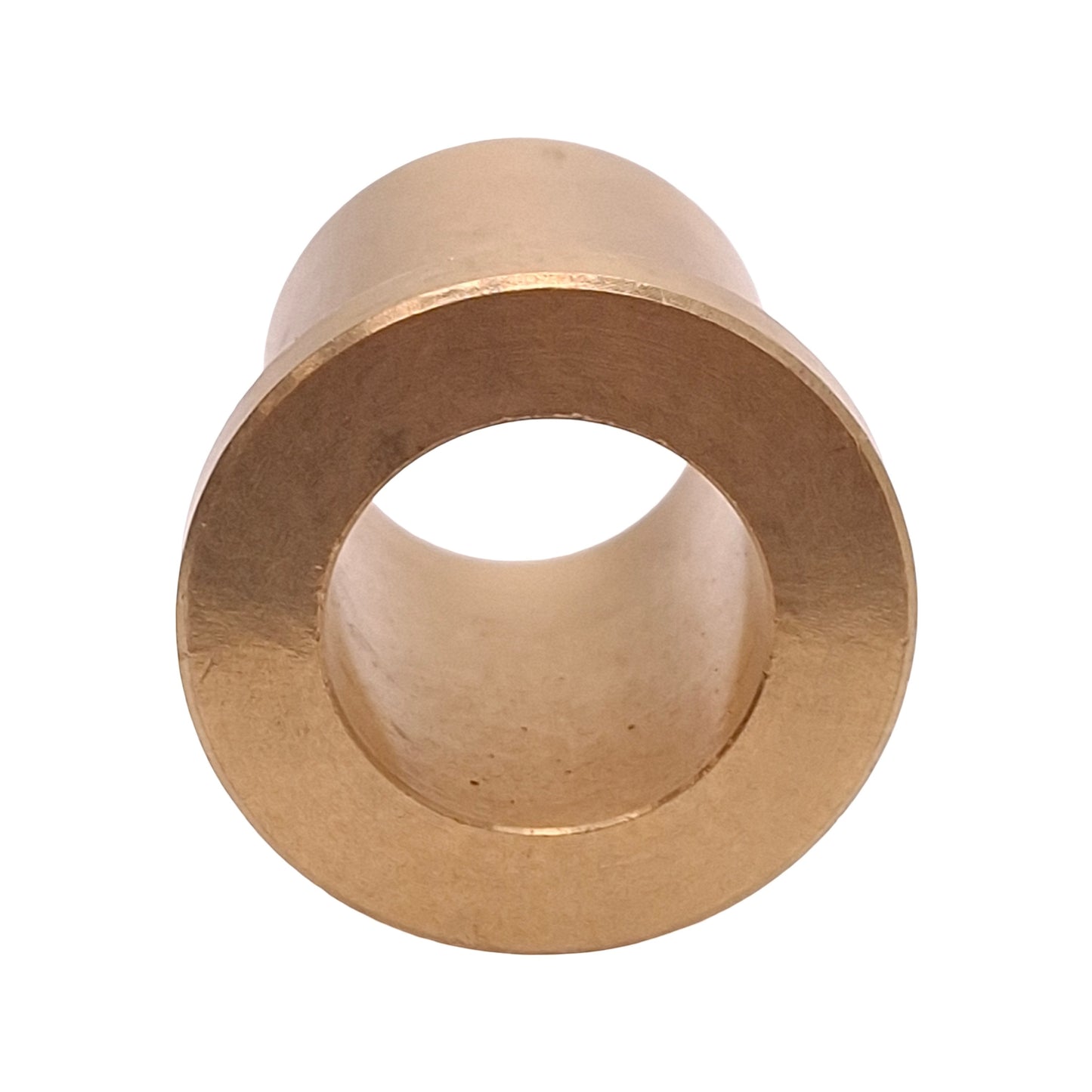 Used Lot of 9 Brass Flanged Bushing, ø1in OD, ø3/4in ID, ø1.25in Flange, 1.25in Long