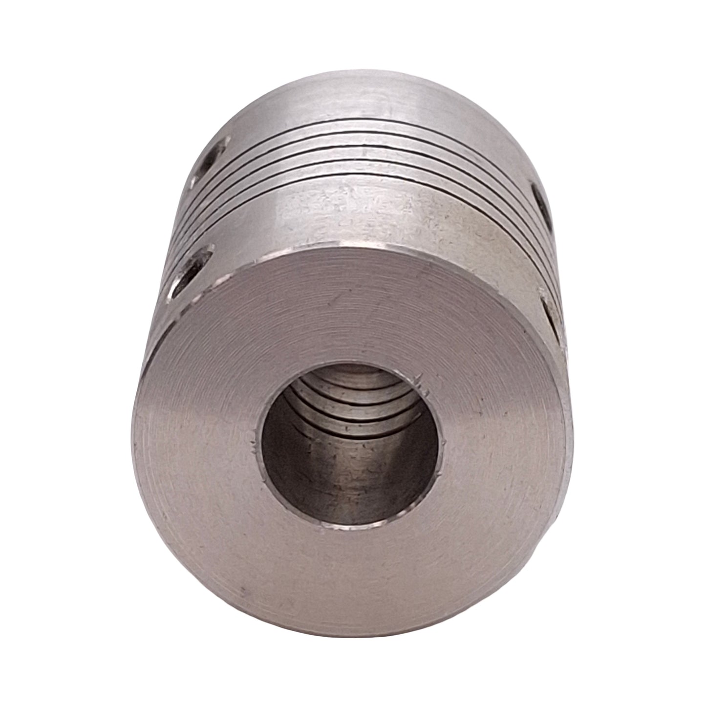 New Lot of 6 Aluminum Flexible Shaft Coupling, ø10mm & ø1/4in Bores, ø25mm x 30mm