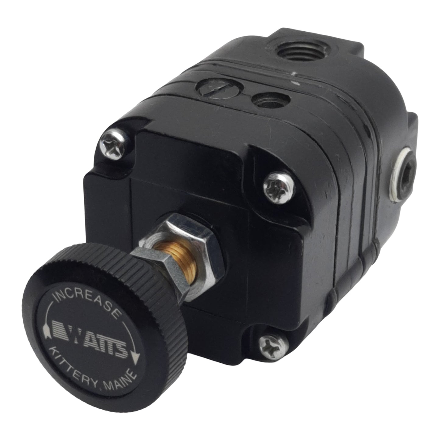 Used Watts FluidAir R220-02C Pneumatic Regulator, 2-120psi Set, 150psi Max, 1/4in NPT