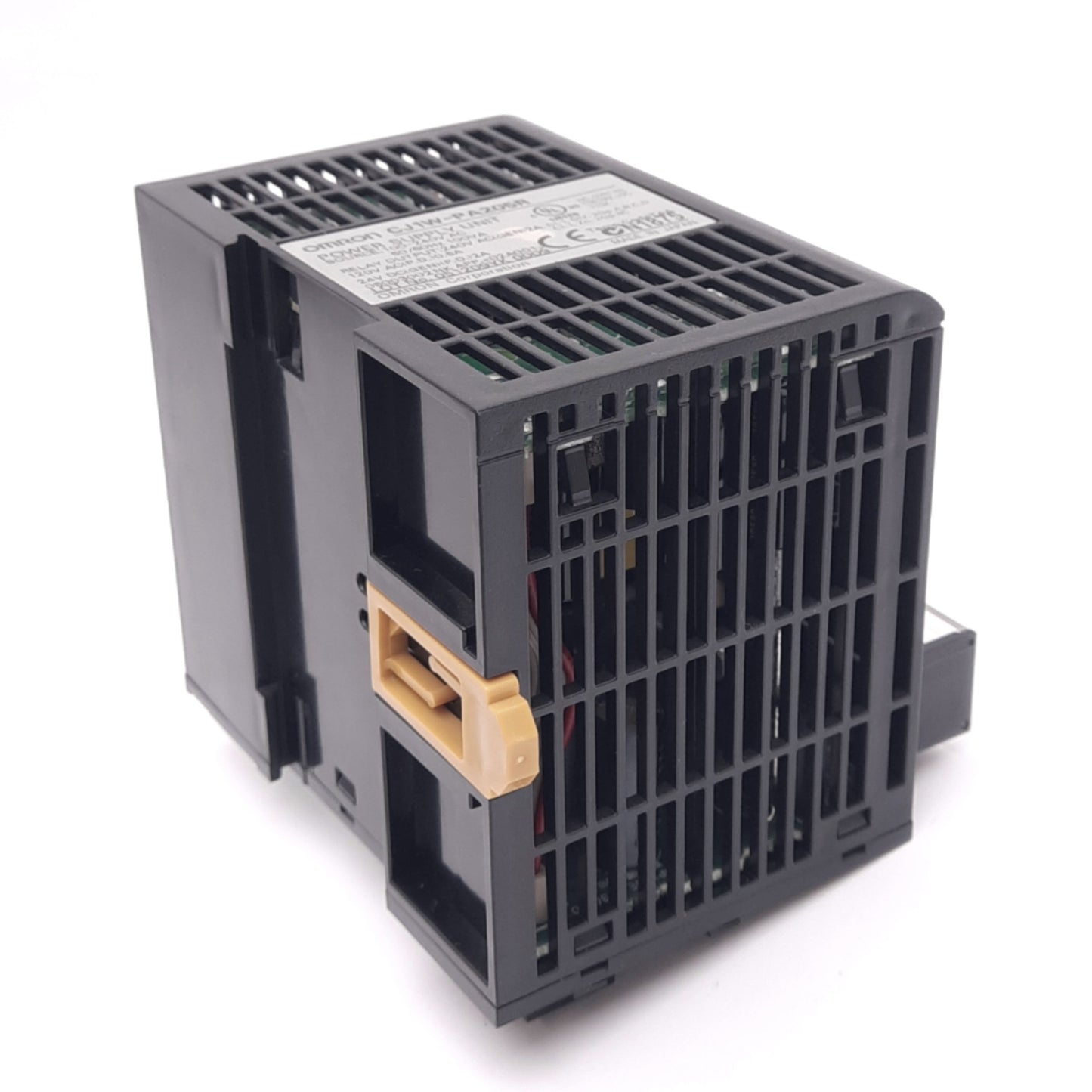 Used Omron CJ1W-PA205R Power Supply Module for CJ PLC, 100-240VAC In, 5/24VDC Out